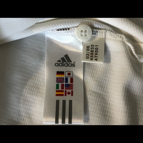 Adidas BG CCI Polo Shirt Sz 2XL New with Tags ClimaCool be Striped - Picture 10 of 13